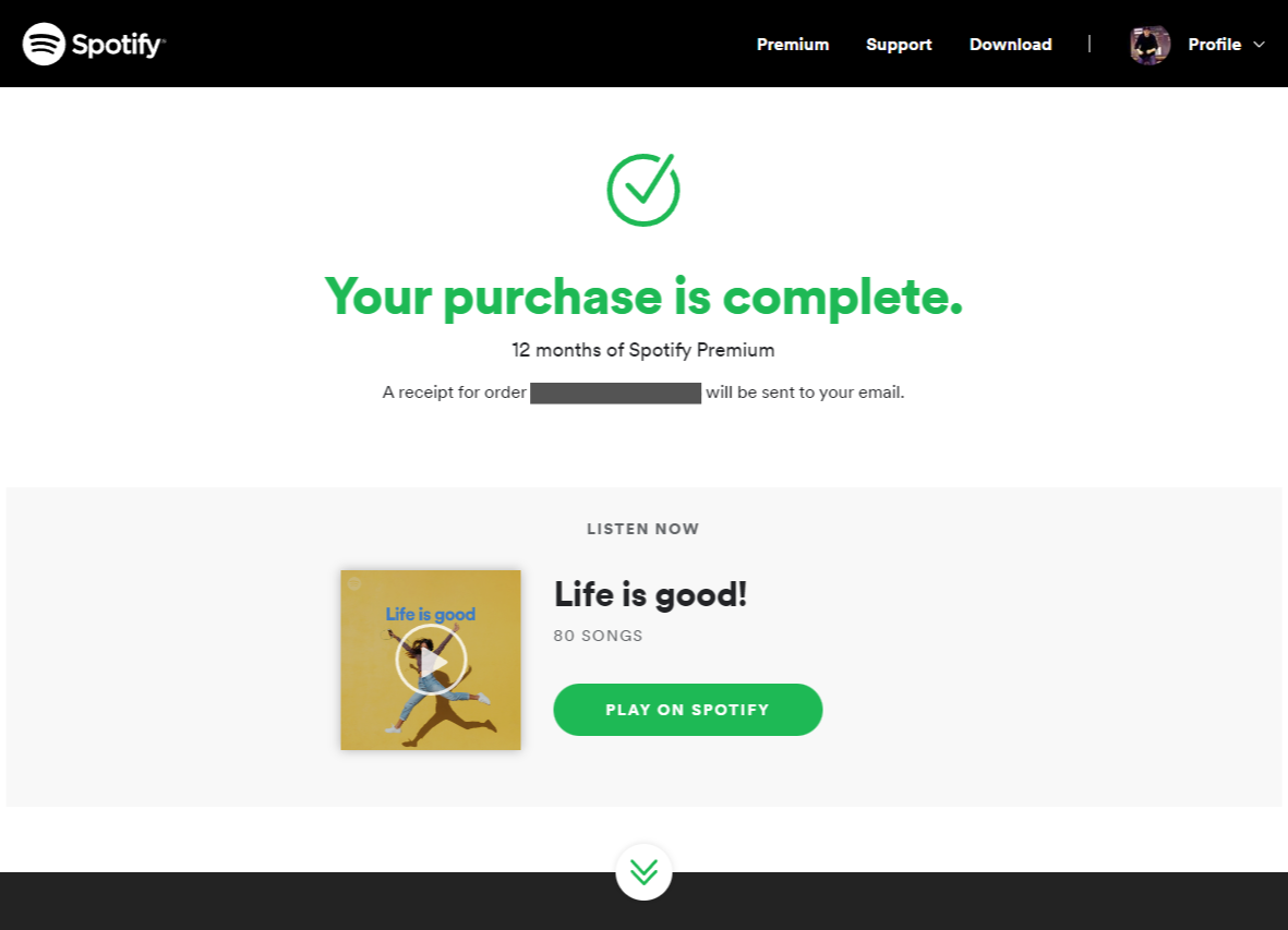 How to get a Spotify yearly subscription • Penny Bros